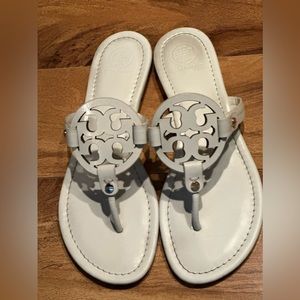 Tory Burch logo sandals